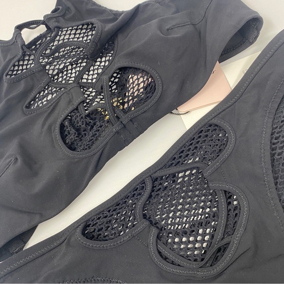 Agent Provocateur Hatty Black Bikini Set AP2 Small NWT - Picture 8 of 12